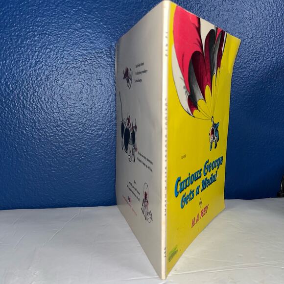 Curious George Gets a Medal Book - Picture 3 of 6